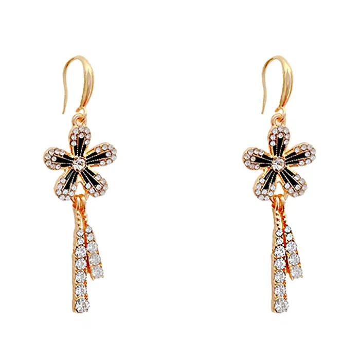 Yellow Chimes Earrings For Women Gold Toned Crystal Studded Flower Drop Chain Tassel Dangler Earrings For Women and Girls Yellow Chimes Necklaces Yellow Chimes Earrings For Women Gold Toned Crystal Studded Flower Drop Chain Tassel Dangler Earrings For Women and Girls Yellow Chimes Necklaces