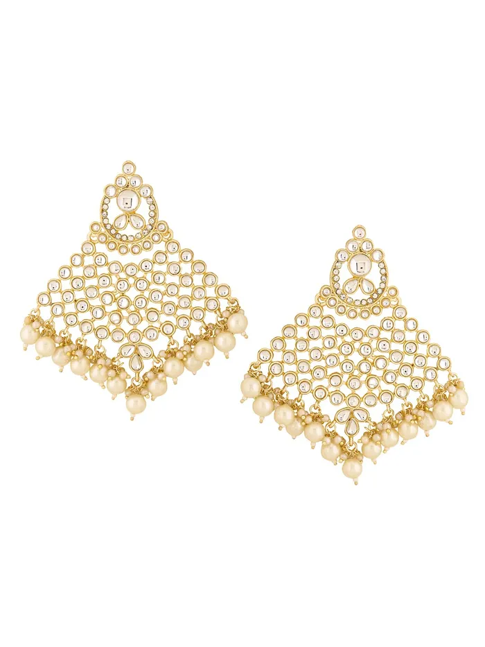Yellow Chimes Earrings for Women Gold Toned Kundan Studded Multilayer Pearl Drop Dangler Earrings for Women and Girls Yellow Chimes Bracelets Yellow Chimes Earrings for Women Gold Toned Kundan Studded Multilayer Pearl Drop Dangler Earrings for Women and Girls Yellow Chimes Bracelets