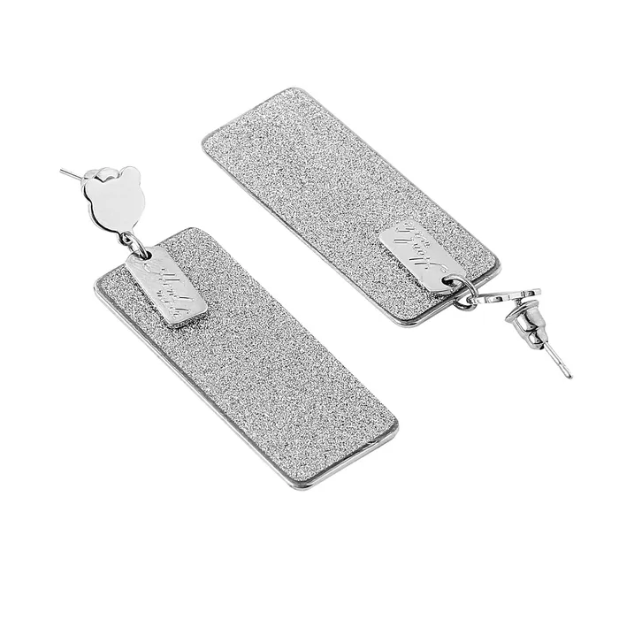 Yellow Chimes Earrings For Women Silver Toned Geometrical shaped Chic Drop Dangler Earrings For Women and Girls Yellow Chimes Earrings