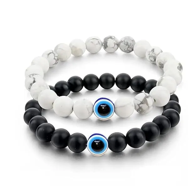 Yellow Chimes Earrings Yellow Chimes Bracelet for Women and Men Fashion Black White Evil Eye Nazariya Beads Bracelets for Couple Stretch Lava Stone Beads Bracelets Couple Bracelet Yellow Chimes Earrings Yellow Chimes Bracelet for Women and Men Fashion Black White Evil Eye Nazariya Beads Bracelets for Couple Stretch Lava Stone Beads Bracelets Couple Bracelet