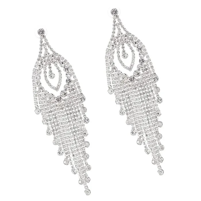Yellow Chimes Earrings Yellow Chimes Crystals from Swarovski Glamouring Chandelier Crystal Earrings for Women and Girls
