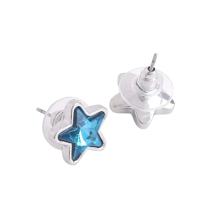Yellow Chimes Earrings Yellow Chimes Earrings for Women and Girls Crystal Studs Silver Tone Star Designed stud Earrings Birthday Gift for girls and women Anniversary Gift for Wife