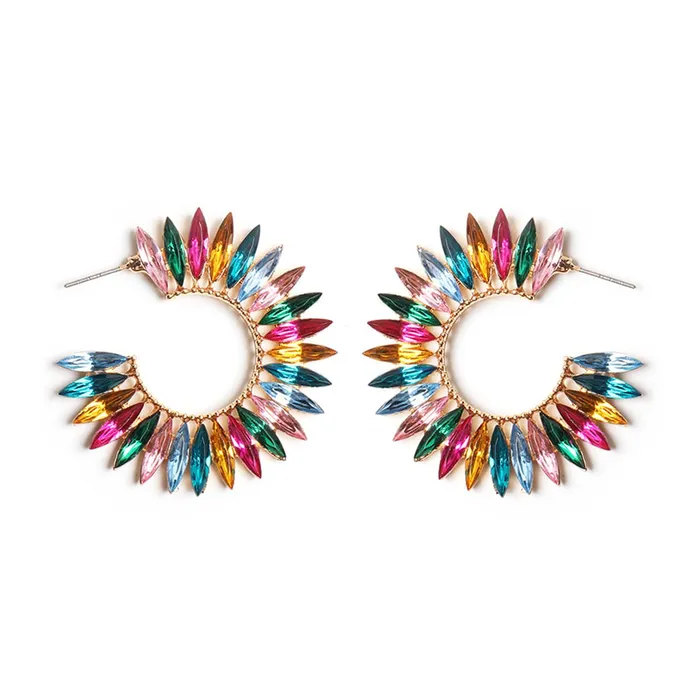 Yellow Chimes Earrings Yellow Chimes Earrings for Women and Girls Fashion Multicolor Crystal HoopGold Plated Hoops Earrings Birthday Gift for girls and women Anniversary Gift for Wife Yellow Chimes Earrings Yellow Chimes Earrings for Women and Girls Fashion Multicolor Crystal HoopGold Plated Hoops Earrings Birthday Gift for girls and women Anniversary Gift for Wife