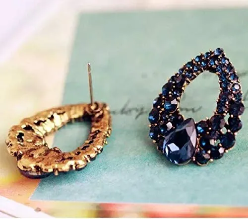 Yellow Chimes Earrings Yellow Chimes Exclusive Collection Waterdrop Crystal Stud Earrings For women and Girls