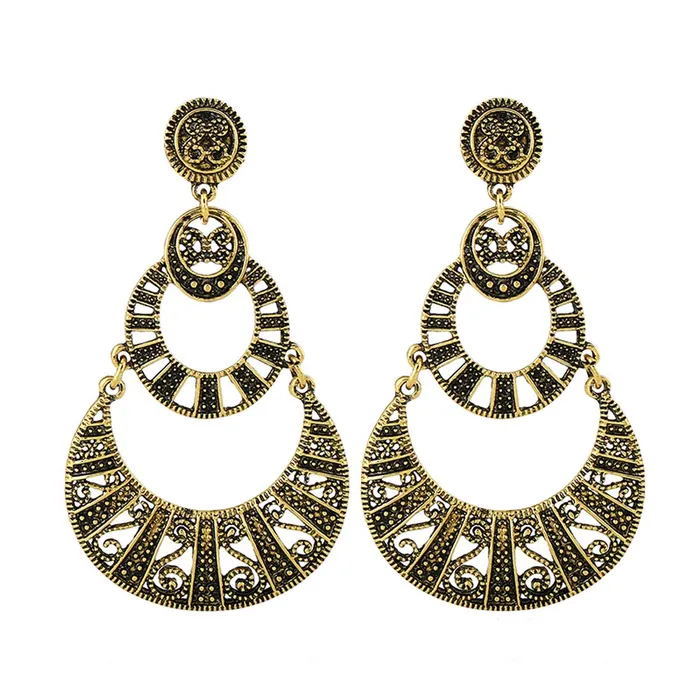 Yellow Chimes Earrings Yellow Chimes Golden Oxidized Alloy Chandbali Earring for Women Girls Yellow Chimes Earrings Yellow Chimes Golden Oxidized Alloy Chandbali Earring for Women Girls