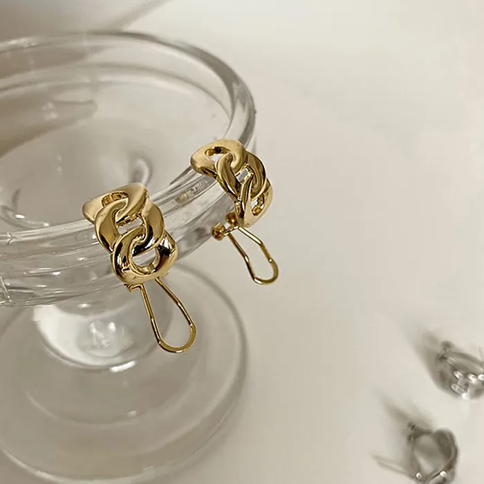 Yellow Chimes Earrings Yellow Chimes Hoop Earrings for Women Combo Of 2 Pairs Fashion Collection Gold Plated Clip On Hoop Earrings for Women and Girls