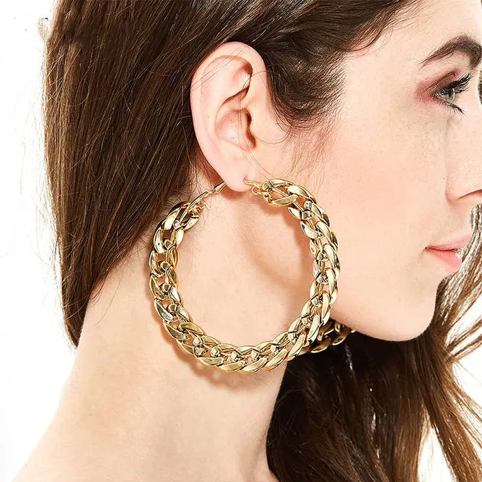 Yellow Chimes Earrings Yellow Chimes Hoop Earrings for Women Combo Of 2 Pairs Fashion Collection Gold Plated Clip On Hoop Earrings for Women and Girls