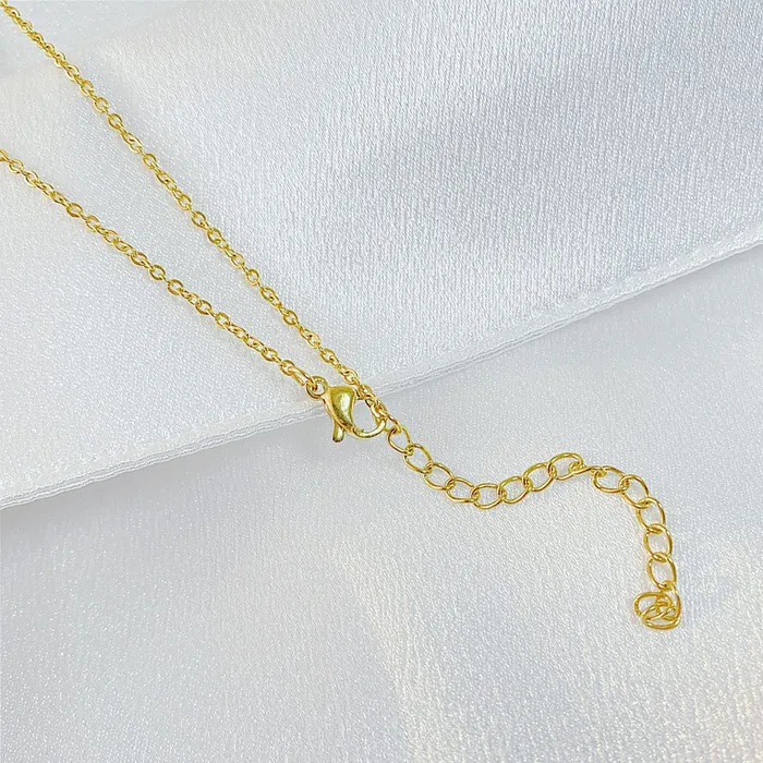 Yellow Chimes Earrings Yellow Chimes Latest Fashion Stainless Steel 18K Gold Plated Initial Pendant with Alphabet N for Women and Girls Medium Model YCFJPDN363INIGL