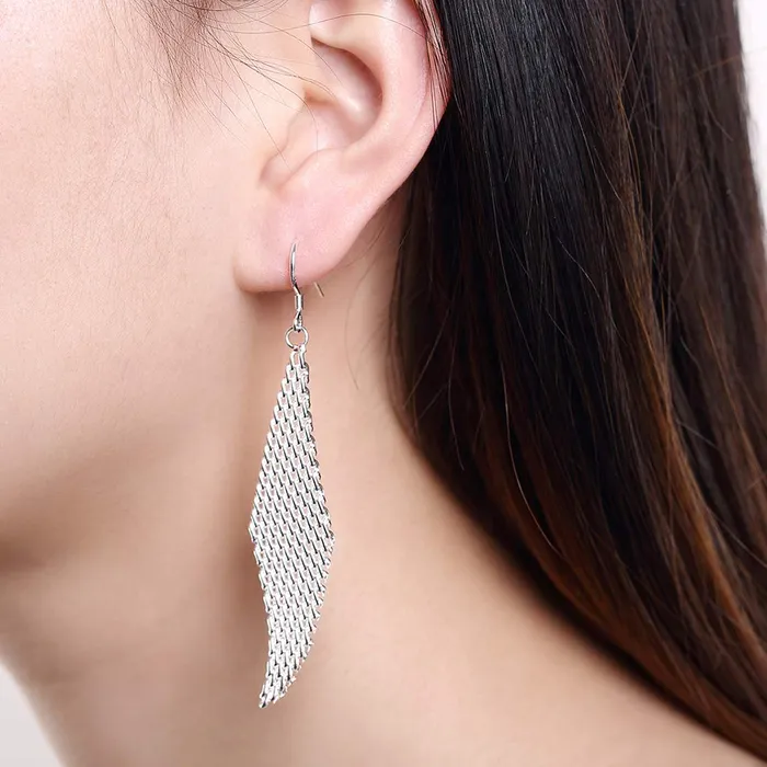 Yellow Chimes Earrings Yellow Chimes Matt Long Dangle Earring for Women Girls