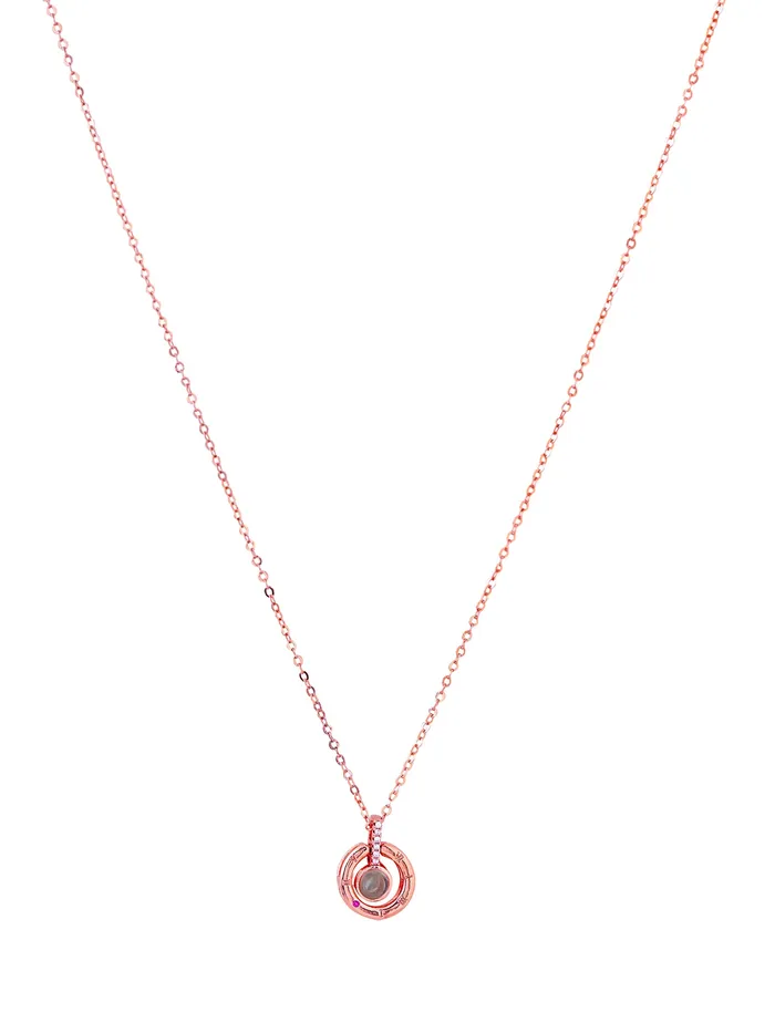 Yellow Chimes Earrings Yellow Chimes Rose Gold Pendant for Women I Love You in 100 Different Languages Chain Pendant Necklace for Women and GirlsUnique Gift Valentine Gift for Girls