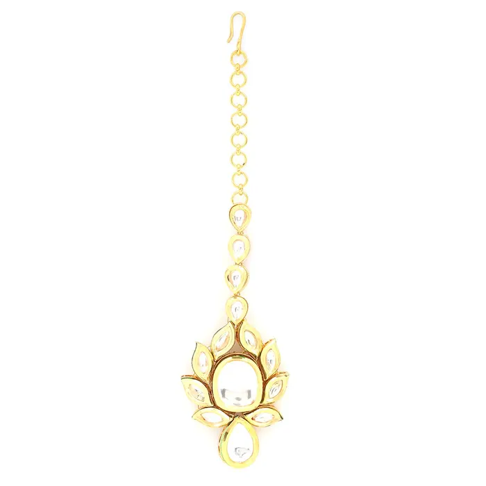 Yellow Chimes Earrings Yellow Chimes Traditional Gold Plated Kundan Studded Designer Ethnic Maang Tikka for Women and Girls Yellow Chimes Earrings Yellow Chimes Traditional Gold Plated Kundan Studded Designer Ethnic Maang Tikka for Women and Girls