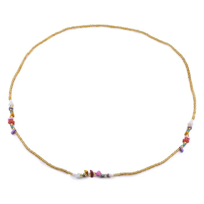Yellow Chimes Earrings Yellow Chimes Waist Chain for Women Multicolor Stone Studded Golden Color Waist Chain For Women and Girls