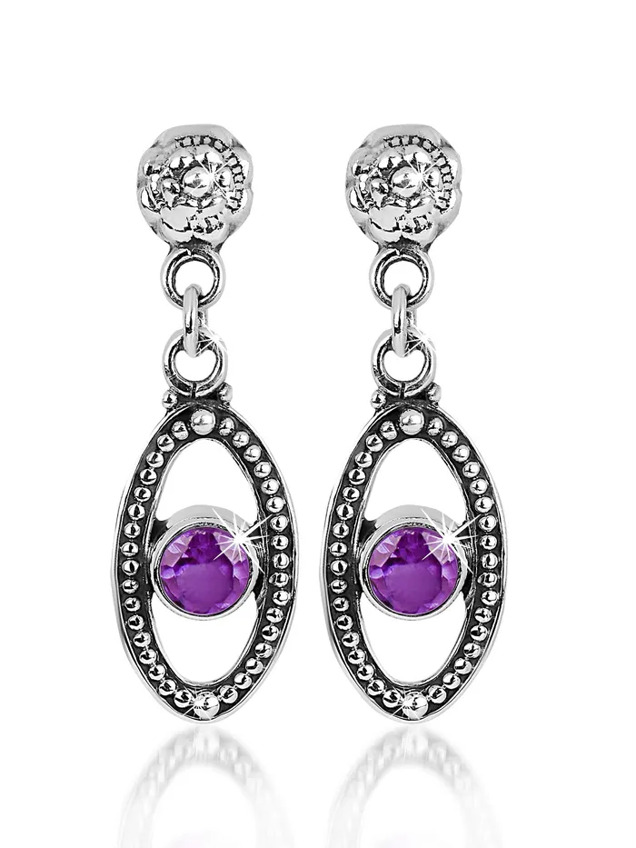 Yellow Chimes Gemstone Amethyst Quartz 925 Sterling Silver Hallmark and Certified Purity Drop Earrings for Women and Girls Yellow Chimes Earrings Yellow Chimes Gemstone Amethyst Quartz 925 Sterling Silver Hallmark and Certified Purity Drop Earrings for Women and Girls Yellow Chimes Earrings
