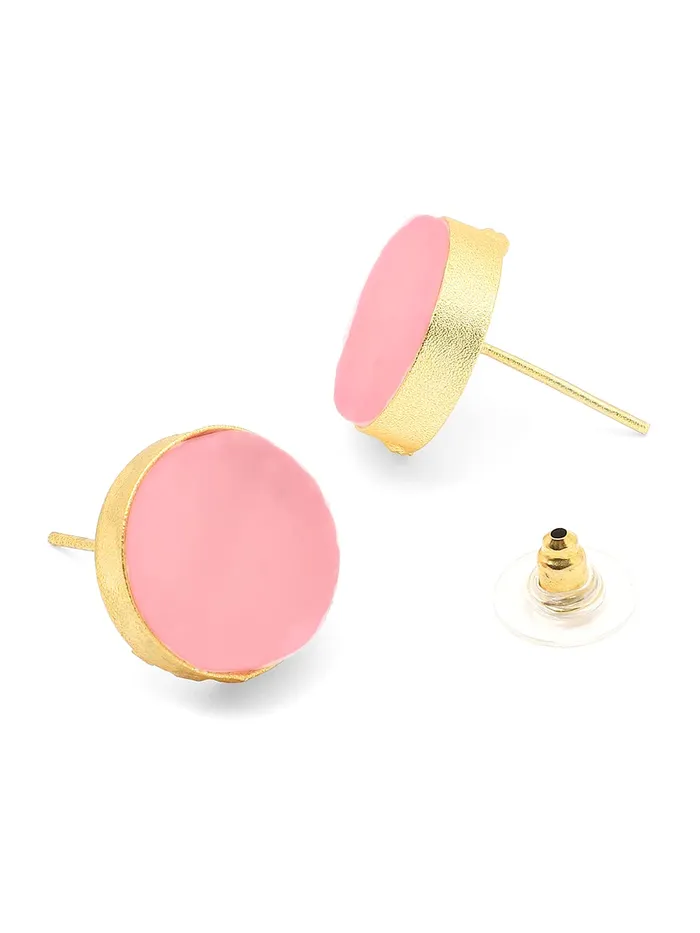 Yellow Chimes Jewellery Set for Women Studded Pink Stone Choker Necklace Set Gold Plated Traditional Necklace Set With Earrings for Women and Girls Yellow Chimes Bracelets