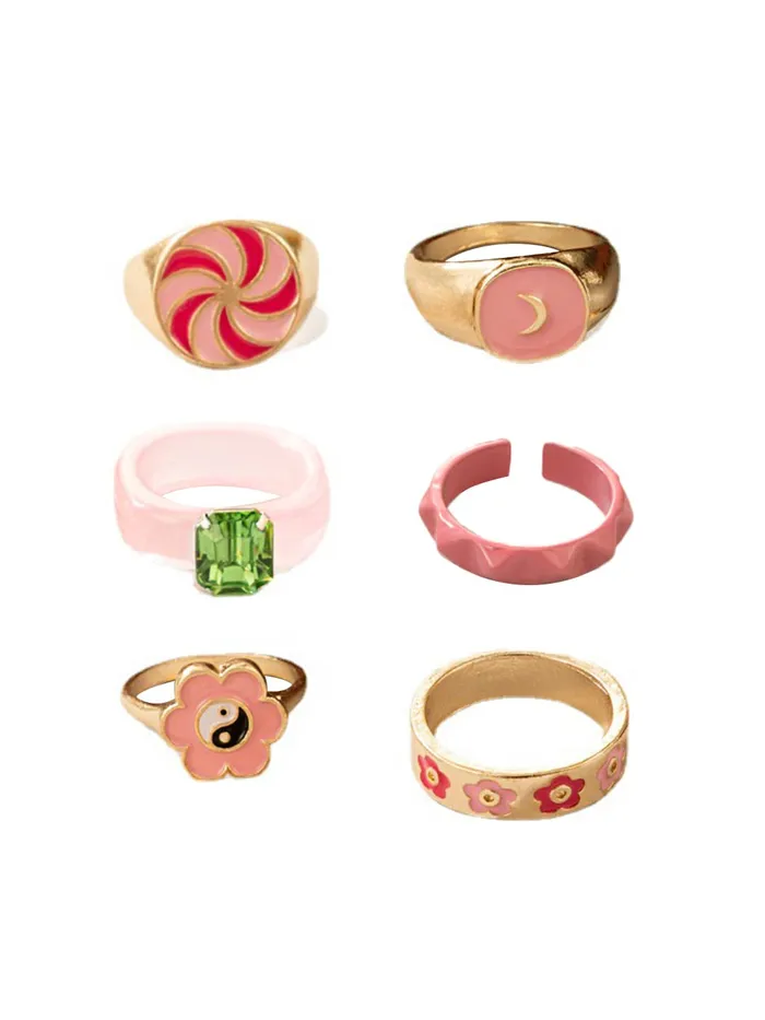 Yellow Chimes Knuckle Rings for Women Combo of 6 Pcs Stack Rings Gold Plated Midi Finger Knuckle Ring Set for Women and Girls Yellow Chimes Necklaces Yellow Chimes Knuckle Rings for Women Combo of 6 Pcs Stack Rings Gold Plated Midi Finger Knuckle Ring Set for Women and Girls Yellow Chimes Necklaces