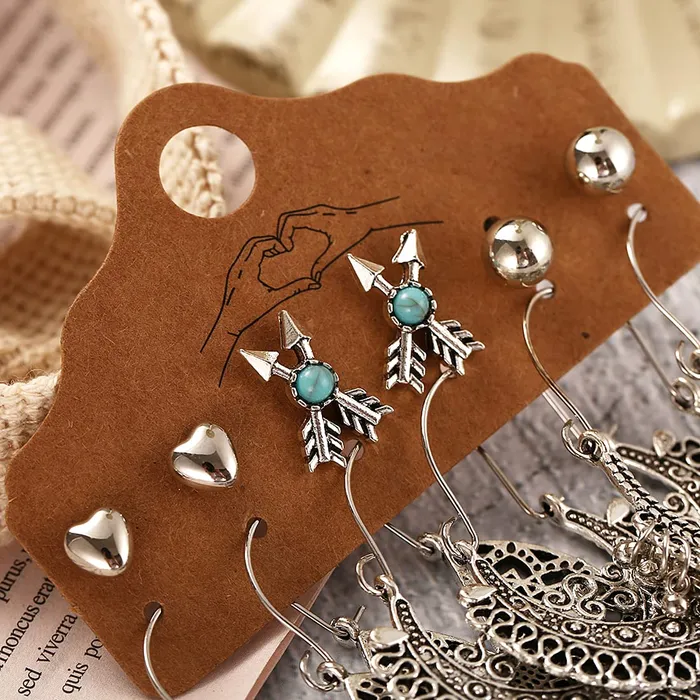 Yellow Chimes Latest Fashion Gold Plated Geometric Design Dangle Earrings for Women and Girls Design 1 Yellow Chimes Rings