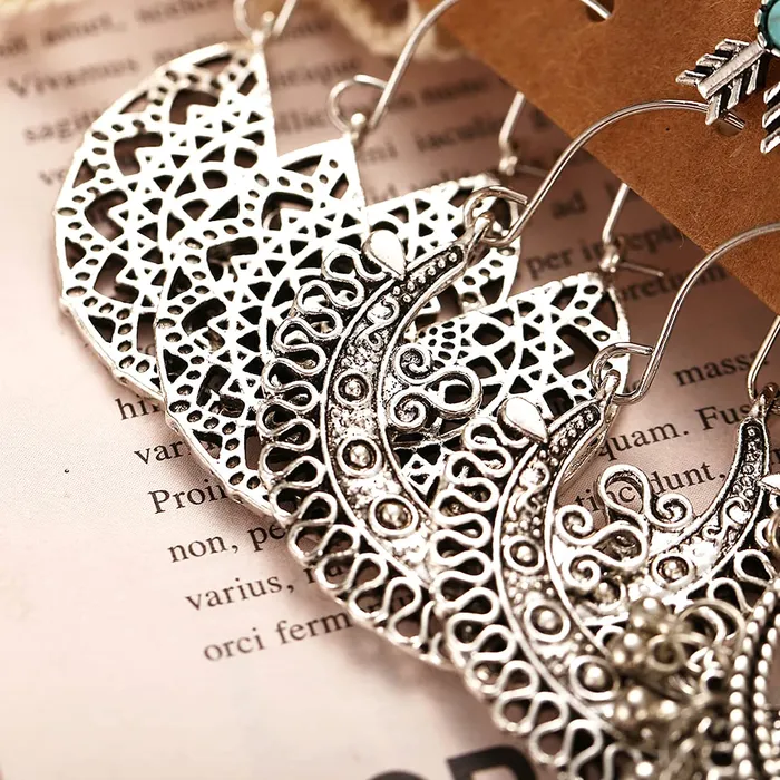 Yellow Chimes Latest Fashion Gold Plated Geometric Design Dangle Earrings for Women and Girls Design 1 Yellow Chimes Rings