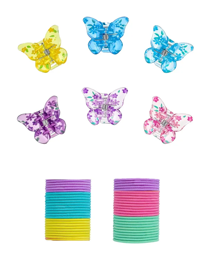 Yellow Chimes Melbees by Yellow Chimes Hair Clutchers Rubber Band Set for Women 6 Pcs Hair Claws Rubber Bands for Girls Hair Clips Hair Accessories for Girls Kids and Women Necklaces Yellow Chimes Melbees by Yellow Chimes Hair Clutchers Rubber Band Set for Women 6 Pcs Hair Claws Rubber Bands for Girls Hair Clips Hair Accessories for Girls Kids and Women Necklaces