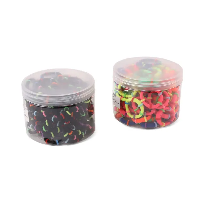 Yellow Chimes Necklaces Melbees by Yellow Chimes Hair Rubber Bands for Girls Kids Hair Accessories for Girls Rubberbands Pony Holders 135 Pcs Multicolor Cute Small Ponytail Holders for Girls Kids Teens Toddlers