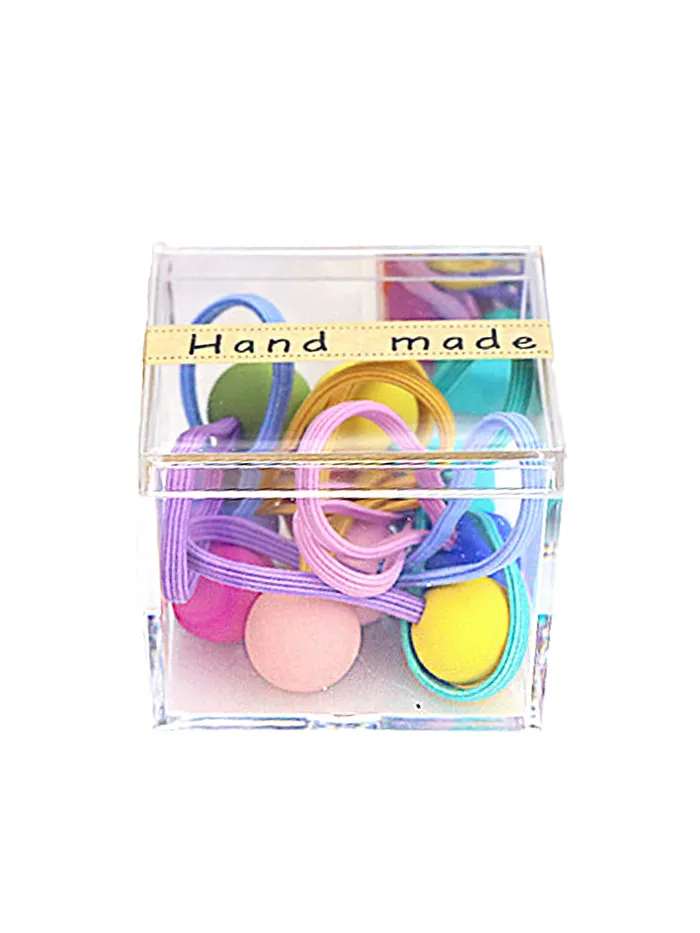 Yellow Chimes Necklaces Melbees by Yellow Chimes Rubber Bands for Girls Kids Hair Accessories for Girls Hair Tie 10 Pcs Cute Star Shaped Rubberbands for Kids Ponytail Holder For Baby Girls Toddlers
