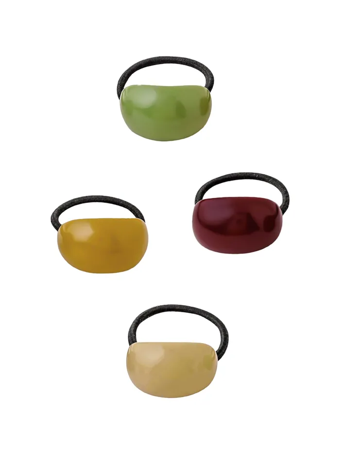 Yellow Chimes Necklaces Pack of 4 Black Ponytail Holders Comfortable Stylish Hair Ties for All Hair Types Multicolor Yellow Chimes Necklaces Pack of 4 Black Ponytail Holders Comfortable Stylish Hair Ties for All Hair Types Multicolor