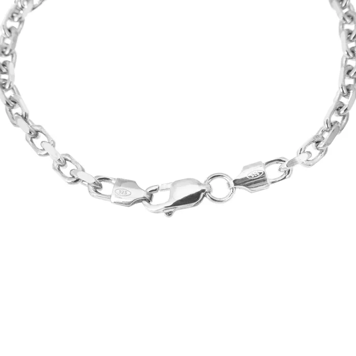 Yellow Chimes Necklaces Yellow Chimes 925 Silver Bracelet for Men 925 Sterling Silver Hallmark and Certified Purity Silver Chain Bracelet for Women and MenUnisex