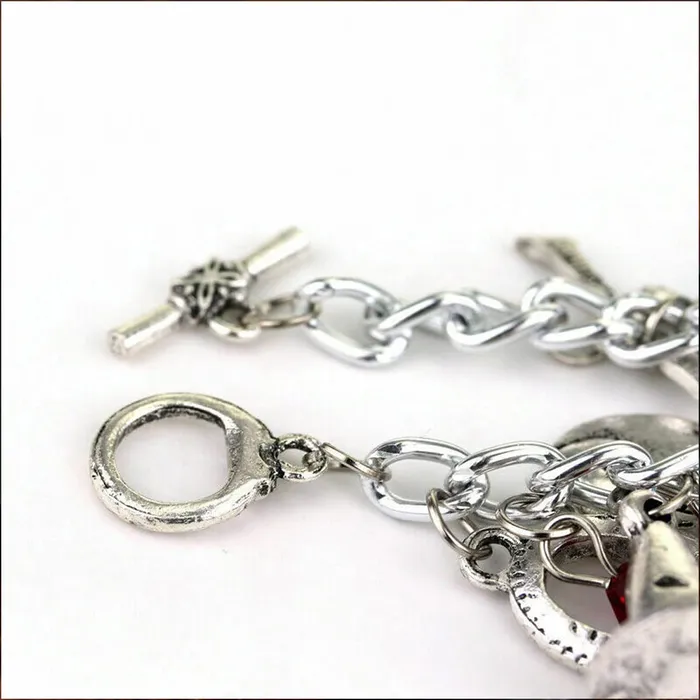 Yellow Chimes Necklaces Yellow Chimes Bracelet for Women and Girls Fashion Silver Charm Bracelets for Women and Girls Hollywood Merchandise Oxidized Silver Charms Bracelet for Girls Women