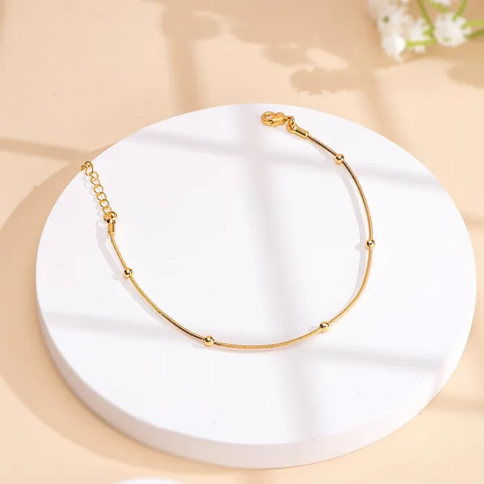 Yellow Chimes Necklaces Yellow Chimes Bracelet for Women and Girls Gold Tone Beads Designed Bracelet Birthday Gift For girls and women Anniversary Gift for Wife