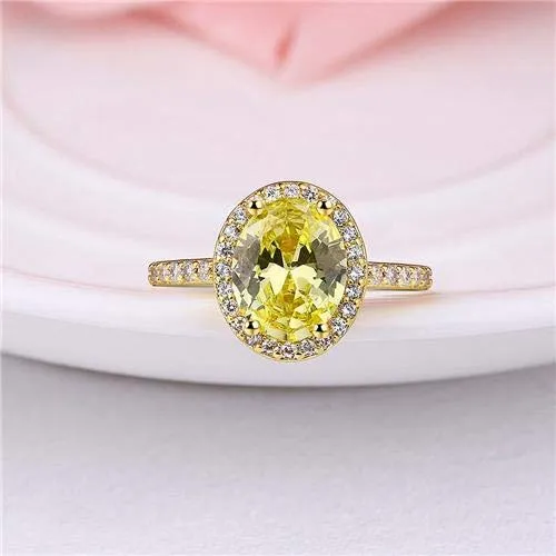 Yellow Chimes Necklaces Yellow Chimes Fancy Party Ware Alloy Crystal GoldPlated Ring for Women Girls