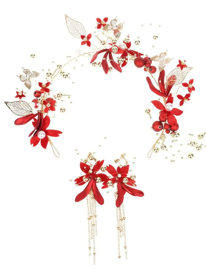Yellow Chimes Necklaces Yellow Chimes Hair Vines for Women Floral Hair Vine Red Hair Vine With Earrings Hair Accessories Wedding Jewellery for Girls and Women Yellow Chimes Necklaces Yellow Chimes Hair Vines for Women Floral Hair Vine Red Hair Vine With Earrings Hair Accessories Wedding Jewellery for Girls and Women