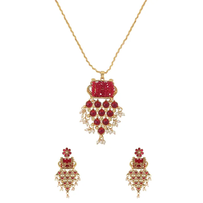 Yellow Chimes Necklaces Yellow Chimes Pendnat Set for Women and Girls Kundan Pendant Set Gold Plated Kundan Studded Drop Designed Pendant Set Birthday Gift for girls and women Anniversary Gift for Wife Yellow Chimes Necklaces Yellow Chimes Pendnat Set for Women and Girls Kundan Pendant Set Gold Plated Kundan Studded Drop Designed Pendant Set Birthday Gift for girls and women Anniversary Gift for Wife