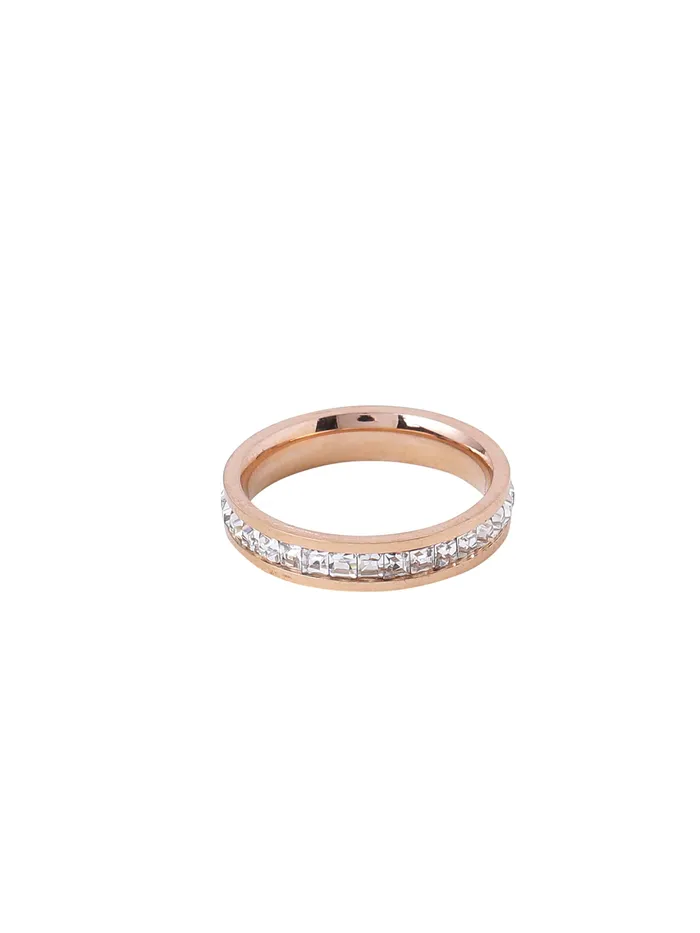 Yellow Chimes Necklaces Yellow Chimes Rings for Women and Girls Crystal Ring Rose Gold Plated Crystal Studded Finger Ring for WomenBirthday Gift For girls and women Anniversary Gift for Wife