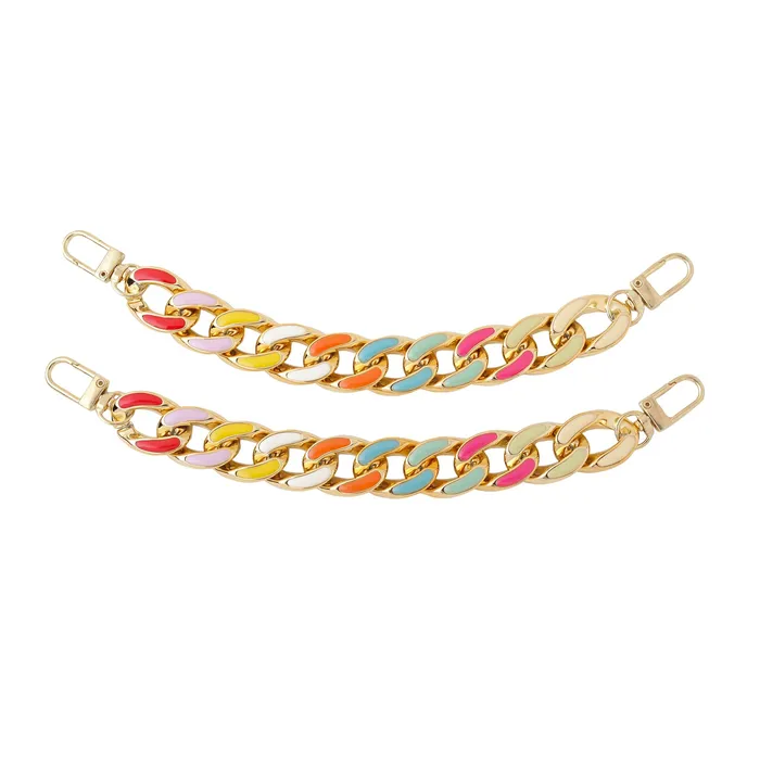 Yellow Chimes Necklaces Yellow Chimes Shoe Chains for Girls and Boys Shoe Accessories Link Chain Design Shoe Decoration Charms Shoe Chains for Unisex Pack of 2 pieces Shoe Chain Charms for Croc Yellow Chimes Necklaces Yellow Chimes Shoe Chains for Girls and Boys Shoe Accessories Link Chain Design Shoe Decoration Charms Shoe Chains for Unisex Pack of 2 pieces Shoe Chain Charms for Croc