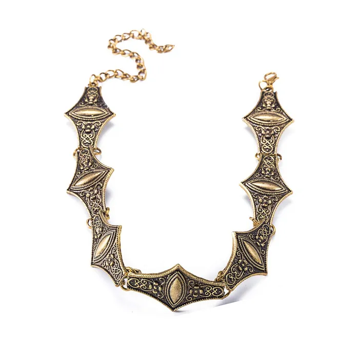 Yellow Chimes Necklaces Yellow Chimes Vintage Charm Collar Choker Gold Necklace for Women And Girls