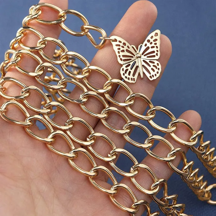Yellow Chimes Necklaces Yellow Chimes Waist Chain for Women Pearl Beadded Stone studded Waist Chain For Women and Girls