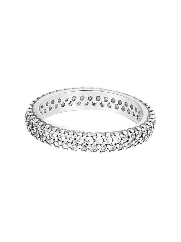 Yellow Chimes Ring for women Elegant Austrian Crystal Studded Silver Plated White Ring for Women and Girls Size US 6 Yellow Chimes Necklaces