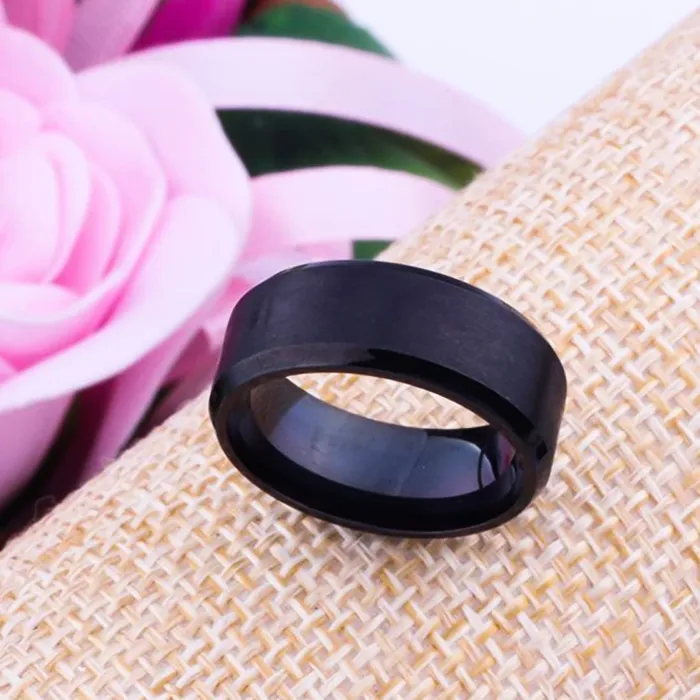 Yellow Chimes Rings for Men Combo of 2 PC Ring Stainless Steel Superman Black Band Rings Set for Men and Boys 10 Yellow Chimes Necklaces