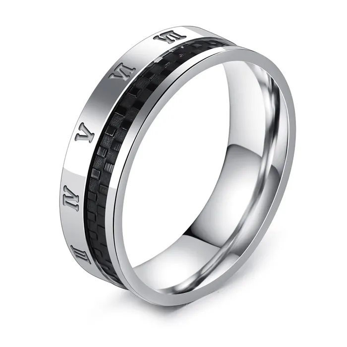 Yellow Chimes Rings for Men Roman Numeric Western Style Stainless Steel Ring for Men and Boys Yellow Chimes Rings Yellow Chimes Rings for Men Roman Numeric Western Style Stainless Steel Ring for Men and Boys Yellow Chimes Rings