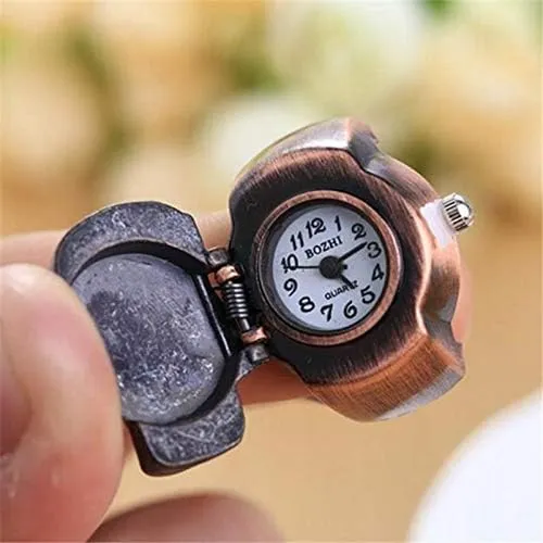 Yellow Chimes Rings for Women Watch Ring Gold Dial Analog Ring Watch Stretchable Ring for Women and Girls Yellow Chimes Necklaces