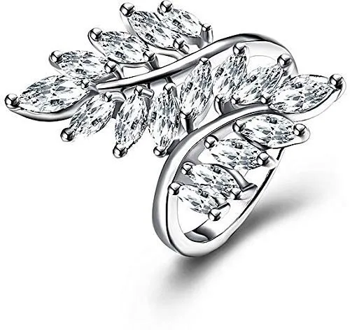 Yellow Chimes Rings for Women White Crystal Rings BeautyinLeaves Platinum Plated Adjustable Silver Ring for Women and Girls Valentine Gift for Girls Yellow Chimes Necklaces Yellow Chimes Rings for Women White Crystal Rings BeautyinLeaves Platinum Plated Adjustable Silver Ring for Women and Girls Valentine Gift for Girls Yellow Chimes Necklaces