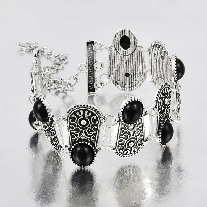 Yellow Chimes Rings Yellow Chimes Afghani Hookups Charms Black Bracelet for Women and Girls