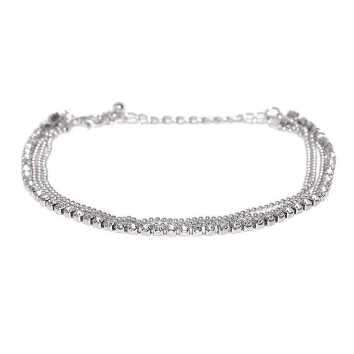 Yellow Chimes Rings Yellow Chimes Anklets for Women Fashion Crystal Anklets Silver Plated Chain Crystal Anklet for Girls and Women Yellow Chimes Rings Yellow Chimes Anklets for Women Fashion Crystal Anklets Silver Plated Chain Crystal Anklet for Girls and Women