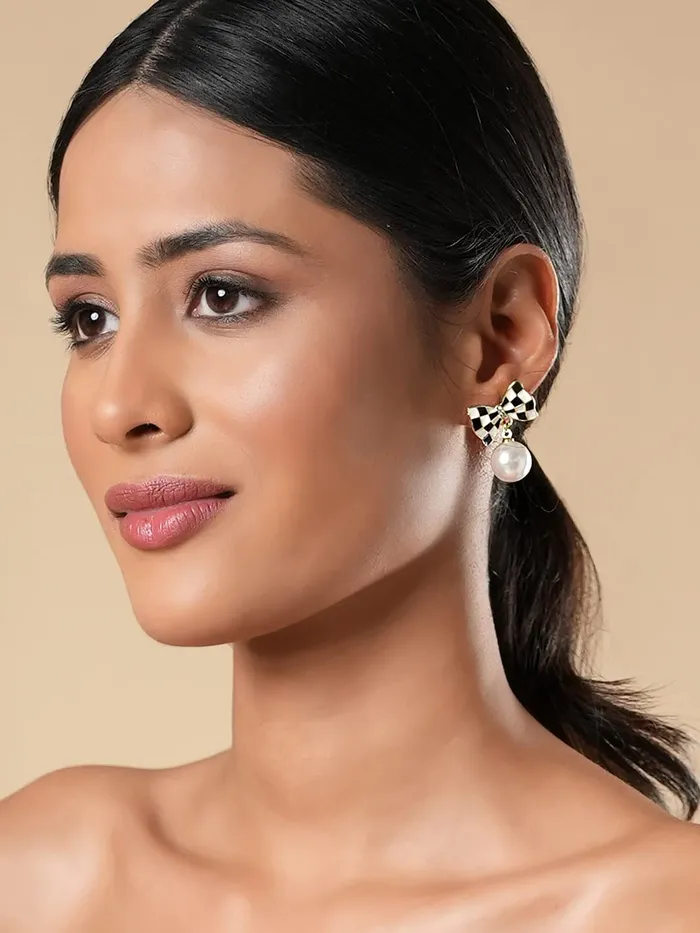 Yellow Chimes Rings Yellow Chimes Earrings for Women and Girls Drop Earrings for Girls Silver Plated Blue Crystal Drop Earrings Birthday Gift for girls and women Anniversary Gift for Wife