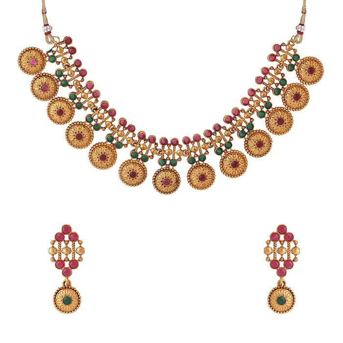 Yellow Chimes Rings Yellow Chimes Jewellery Set for Women and Girls Kundan Necklace Set Gold Plated Blue Beads Studded Kundan Choker Necklace Set Birthday Gift for girls and women Anniversary Gift for Wife Yellow Chimes Rings Yellow Chimes Jewellery Set for Women and Girls Kundan Necklace Set Gold Plated Blue Beads Studded Kundan Choker Necklace Set Birthday Gift for girls and women Anniversary Gift for Wife