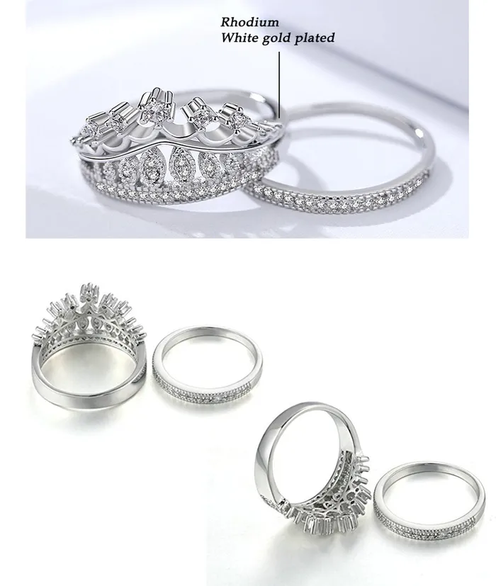 Yellow Chimes Rings Yellow Chimes Rings for Women Stylish Elegant White Stoned Crystal from Austrian Collection Studded Rings for Women and Girls