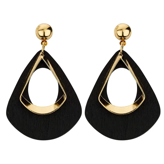 Yellow Chimes Rings Yellow Chimes Western Style Gold Plated Black Drop Earrings For Women and Girls Yellow Chimes Rings Yellow Chimes Western Style Gold Plated Black Drop Earrings For Women and Girls