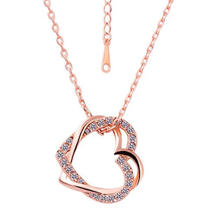 Yellow Chimes Rose Gold Pendant for Women Embracing HeartsinLove 18K Real Rose Gold Plated Crystal Pendant for Women and Girls Valentine Gift for Girls Yellow Chimes Earrings Yellow Chimes Rose Gold Pendant for Women Embracing HeartsinLove 18K Real Rose Gold Plated Crystal Pendant for Women and Girls Valentine Gift for Girls Yellow Chimes Earrings
