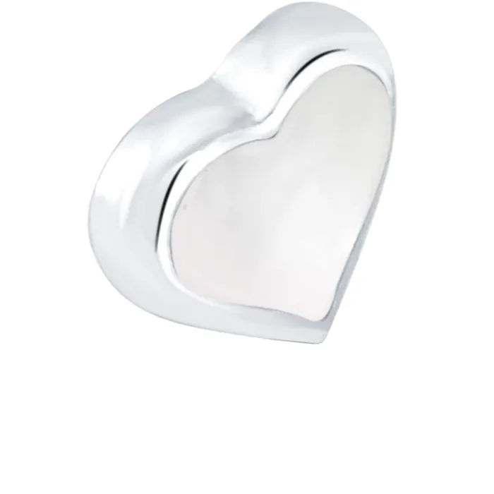 Yellow Chimes Sterling Silver Stud Earrings with Opal Heart 925 Sterling Silver Hallmark and Certified Purity Valentine Special Studs Earrings for Women and Girls Yellow Chimes Earrings