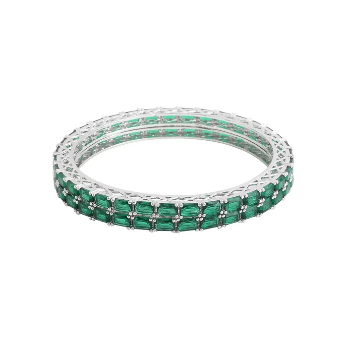 Yellow Chimes Yellow Chimes Bangles for Women and Girls American Diamond Bangles for women Silver Tone Green AD Studded Bangles for girls Birthday Gift For girls and women Anniversary Gift for Wife Necklaces Yellow Chimes Yellow Chimes Bangles for Women and Girls American Diamond Bangles for women Silver Tone Green AD Studded Bangles for girls Birthday Gift For girls and women Anniversary Gift for Wife Necklaces