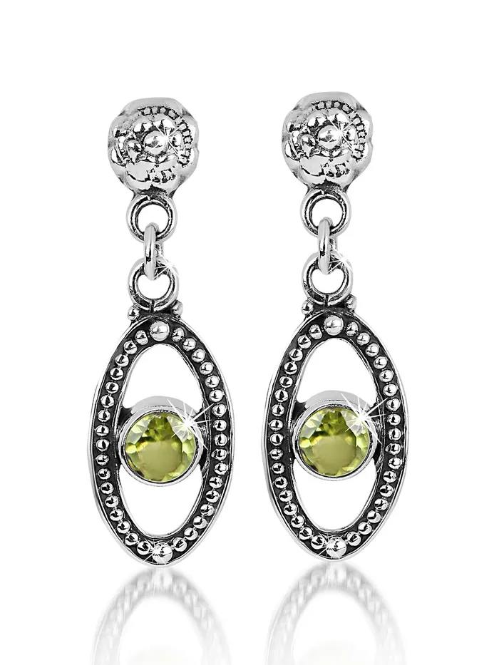 Yellow Chimes Yellow Chimes Gemstone Peridot Quartz 925 Sterling Silver Hallmark and Certified Purity Drop Earrings for Women and Girls Necklaces Yellow Chimes Yellow Chimes Gemstone Peridot Quartz 925 Sterling Silver Hallmark and Certified Purity Drop Earrings for Women and Girls Necklaces